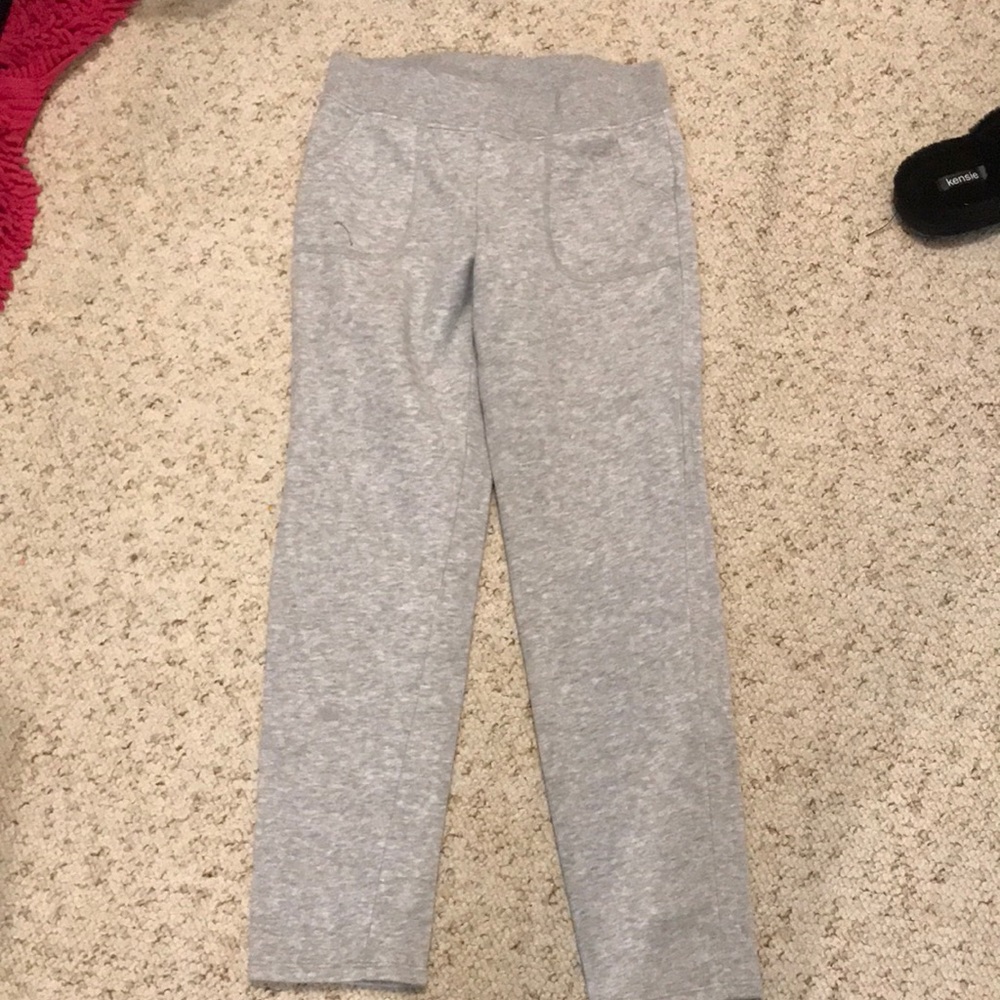 Gray sweat pants